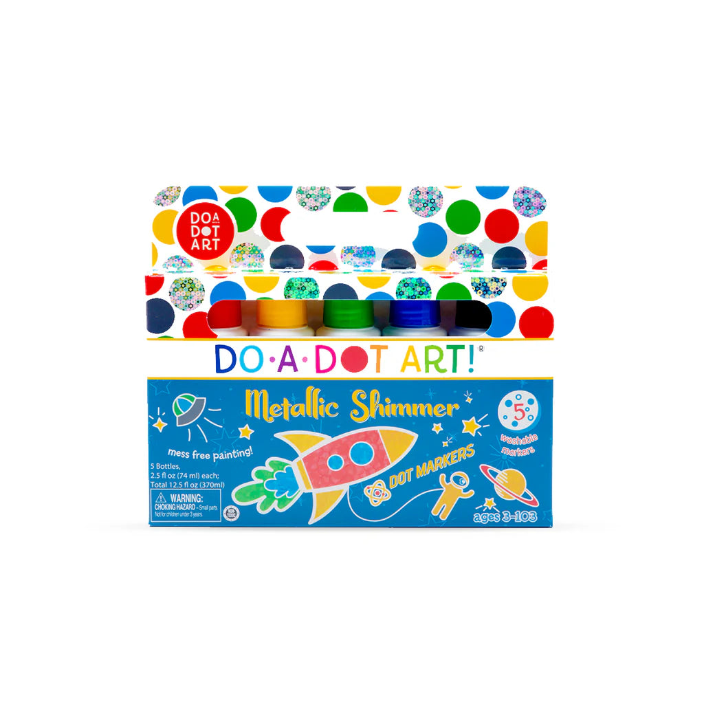 Do-A-Dot Metallic Shimmers 5-pack markers with refined metallic hues