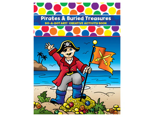 Do-A-Dot Pirates & Buried Treasure coloring and activity book with dot-marker artwork and craft projects