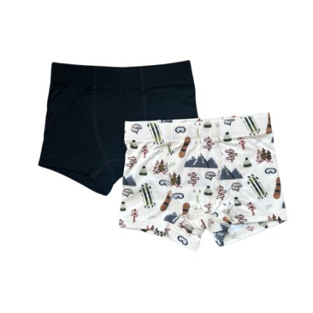 Baby Sprouts, Boxer Set-Winter Ski