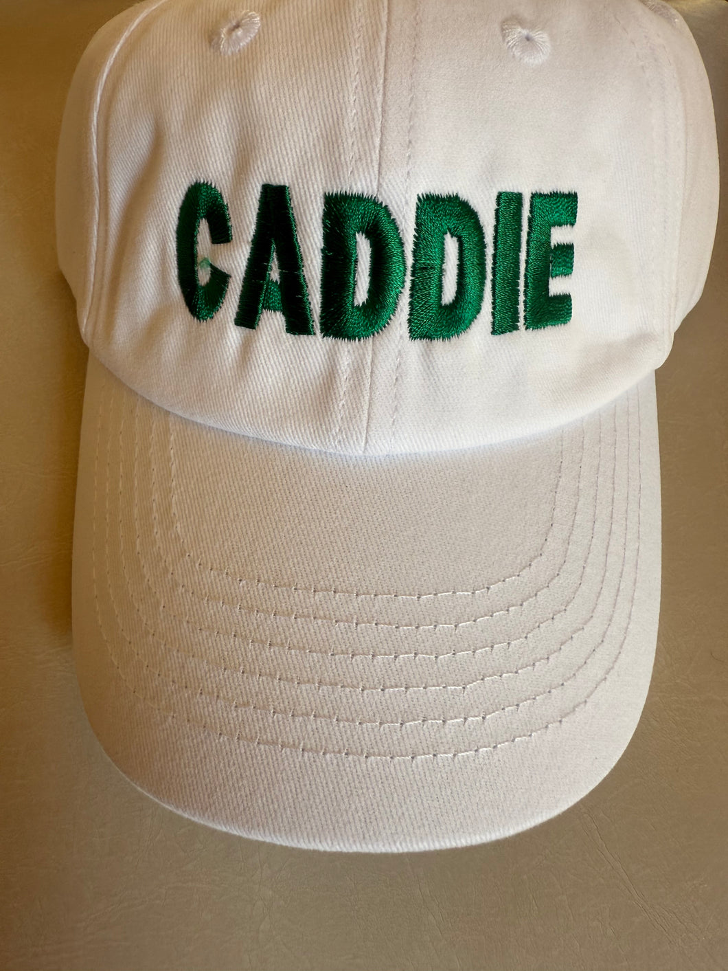 RV Hat-White, Caddy-Bits & Bows