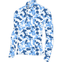 Levi 1/4 Zip Performance Pullover-blue camo