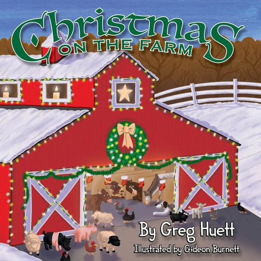 Christmas on the Farm picture book by Sourcebooks featuring illustrated farm animals and holiday traditions