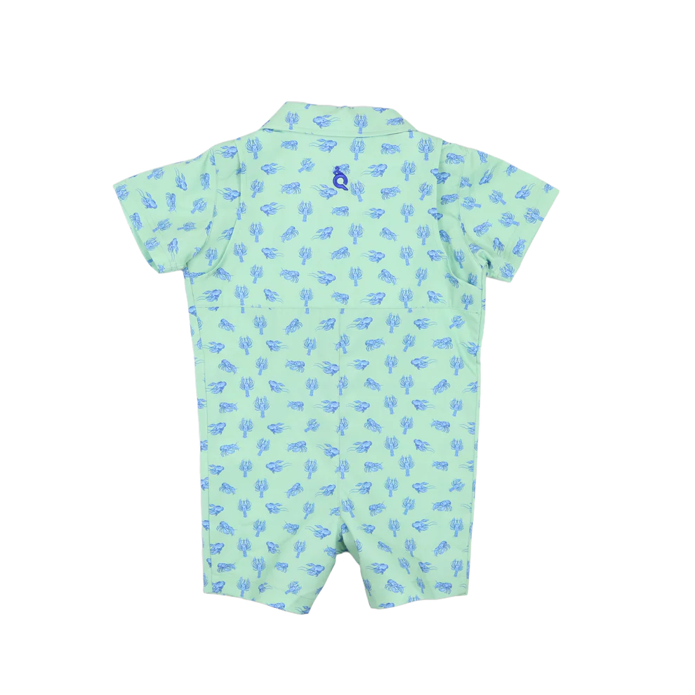 Mudbugs Polo Short Sleeve Romper
