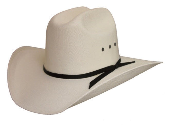 Cheyenne Ivory Canvas Cowboy Hat by JR Palacios Enterprises in cream