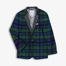 Load image into Gallery viewer, Tuxedo Suit Jacket - Midnight Highland Velvet
