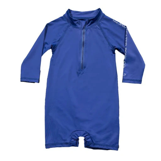 Tybee Rashguard Romper-Navy