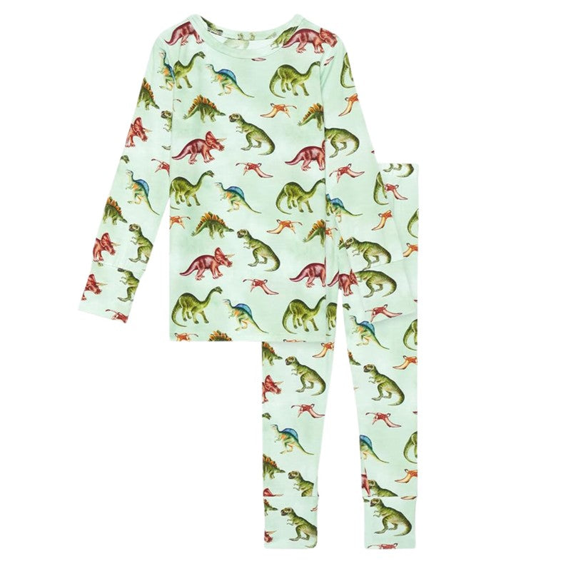 Classic 2pc boys pajama set in soft Päpook viscose by Posh Peanut