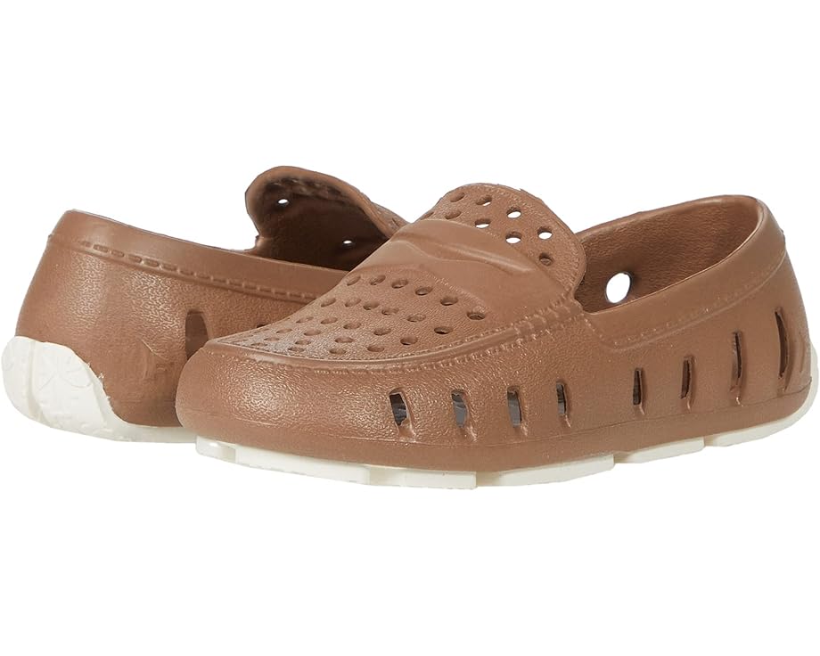 Driftwood Brown Floafers Prodigy Driver slip-on loafer with ventilation and arch support