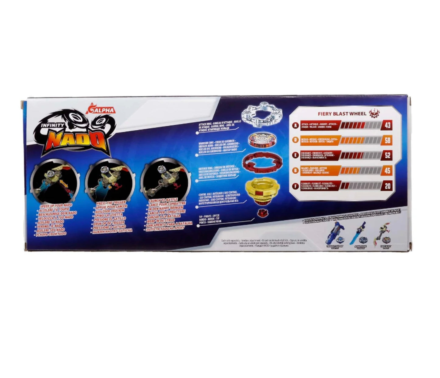 Infinity Nado - Fiery Blast Wheel - Standard Series
