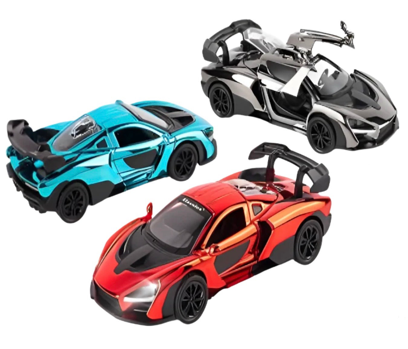 6” Metallic McLaren Die-Cast Car