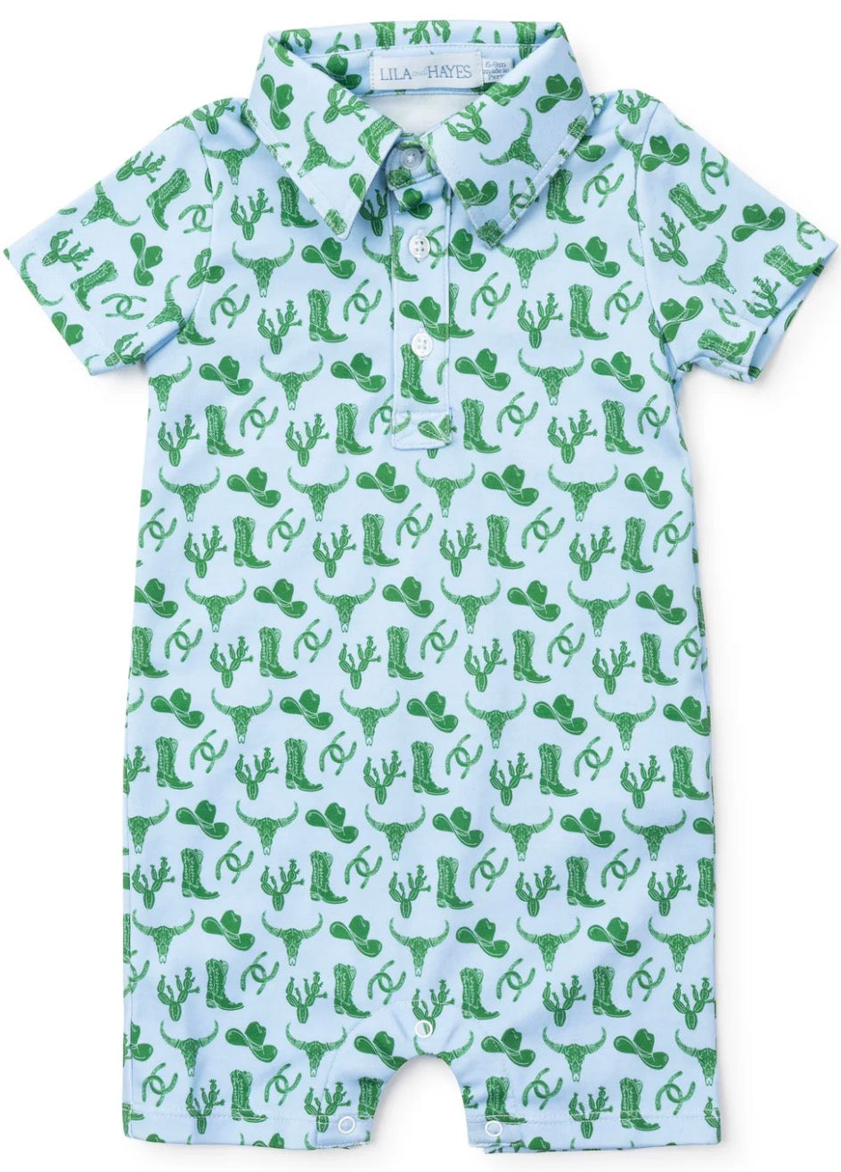 Tripp Polo Shortall-Wild West Blue