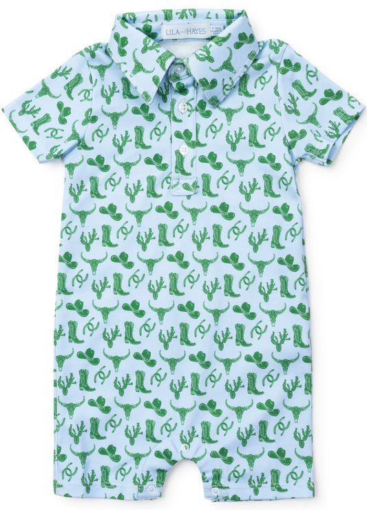 Tripp Polo Shortall-Wild West Blue