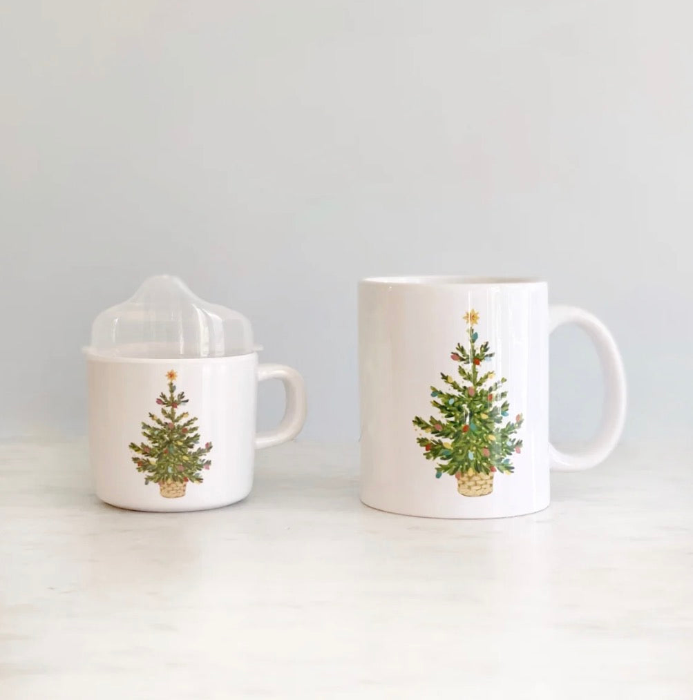 Christmas Tree Two of a Kind Cup Set