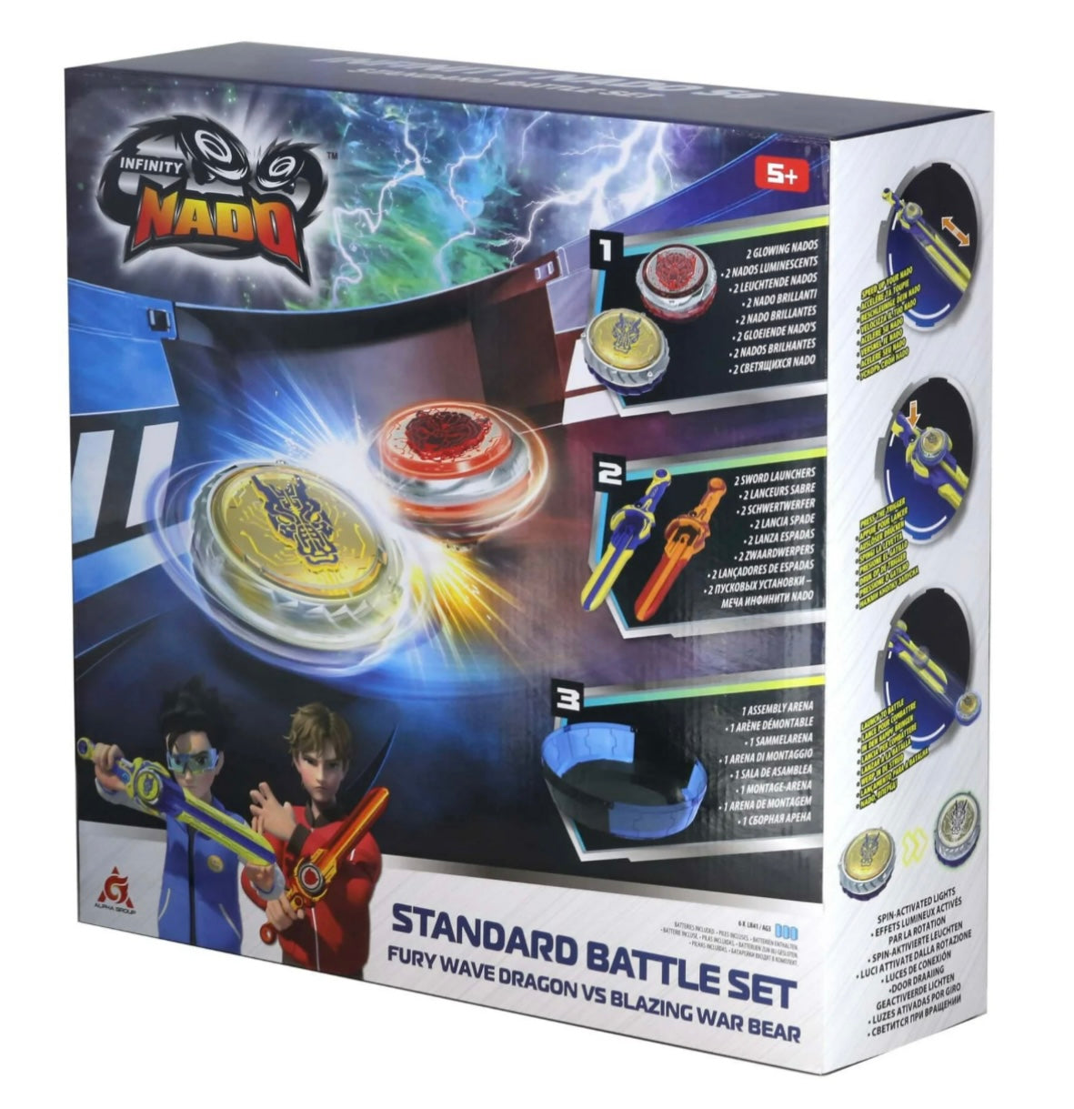 Infinity Nado - Battle Set with Arena - Fury Wave Dragon and Blazing War Bear