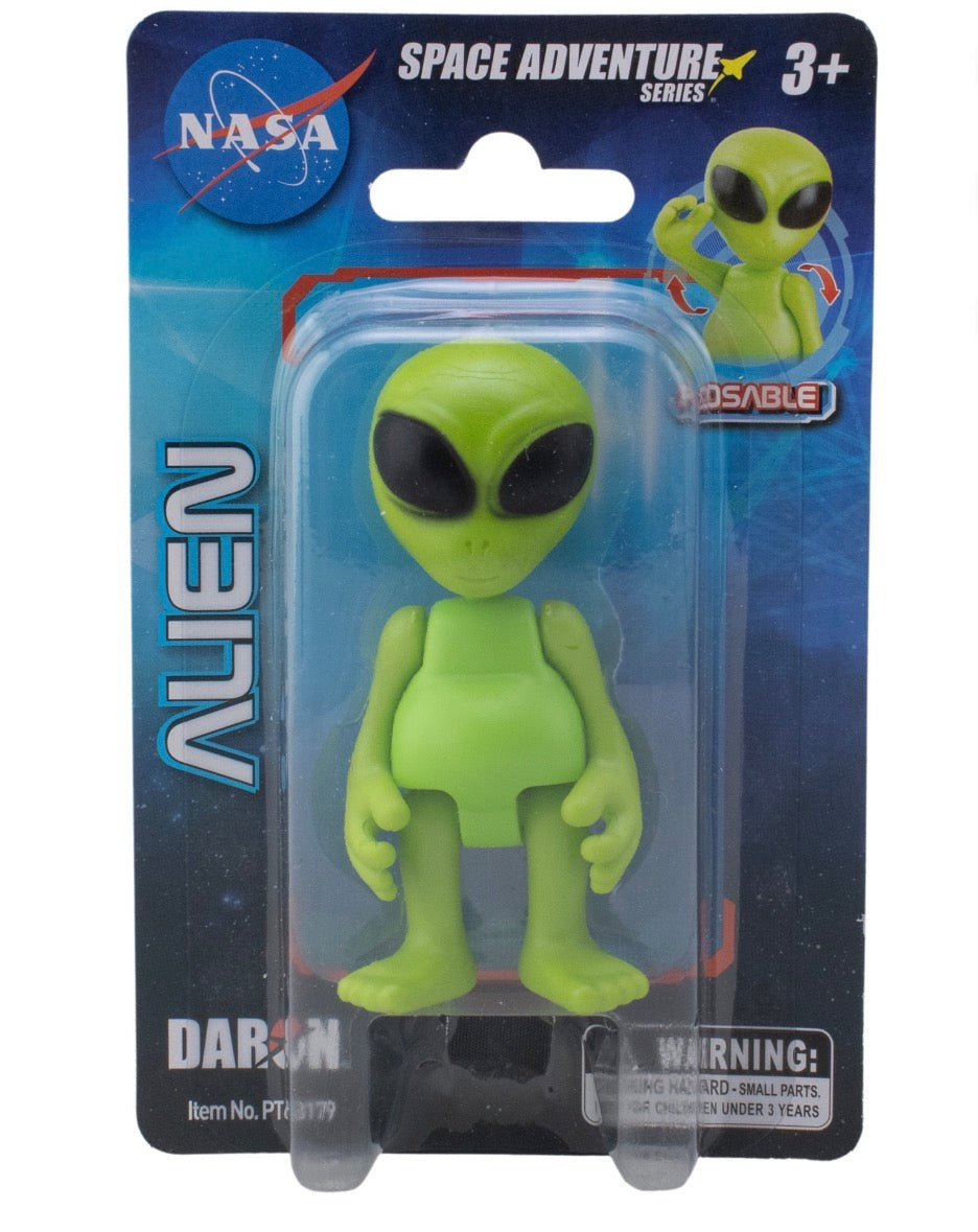 Posable alien figure with articulated joints by Daron Worldwide Trading