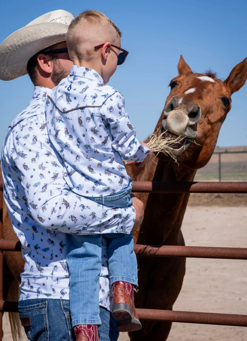 Men’s Rodeo Pearl Snap LS Shirt