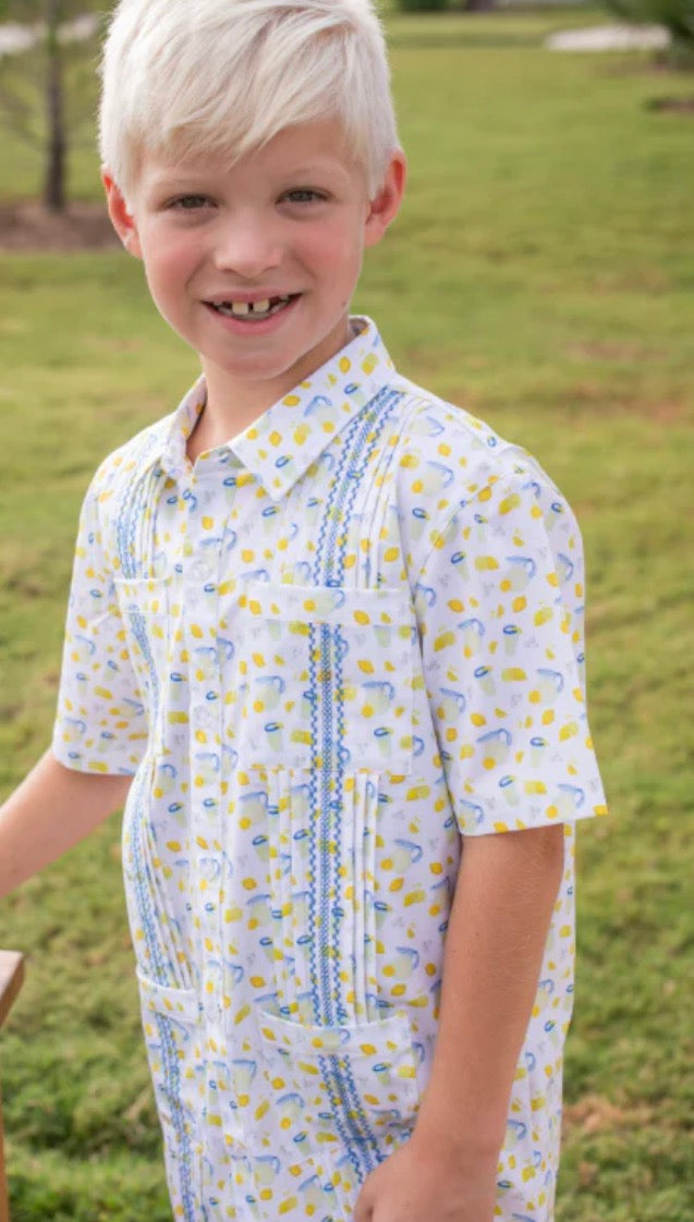 Guayabera - Lemonade Short Sleeve Shirt