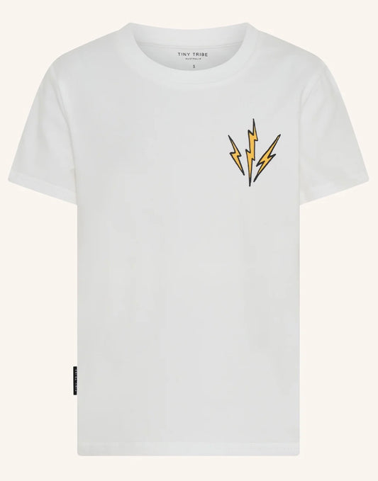 Dino in the City SS Tee-White
