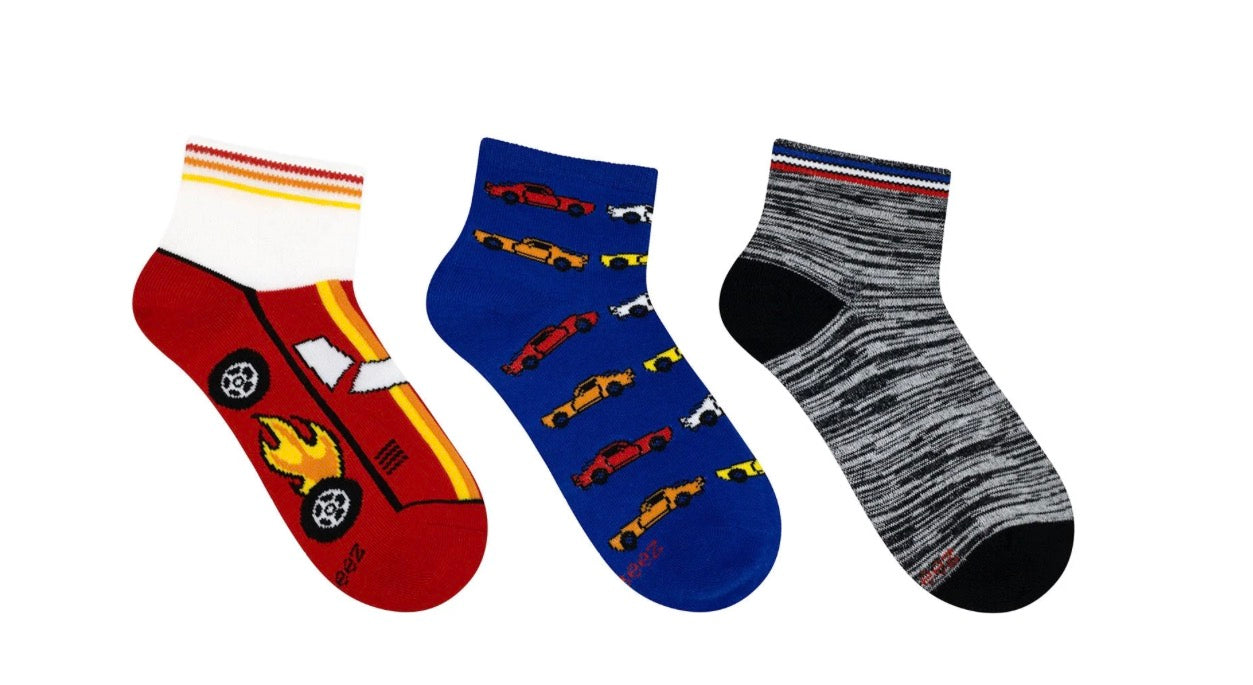 Ryder Mix Quarter Socks - 3 Pack