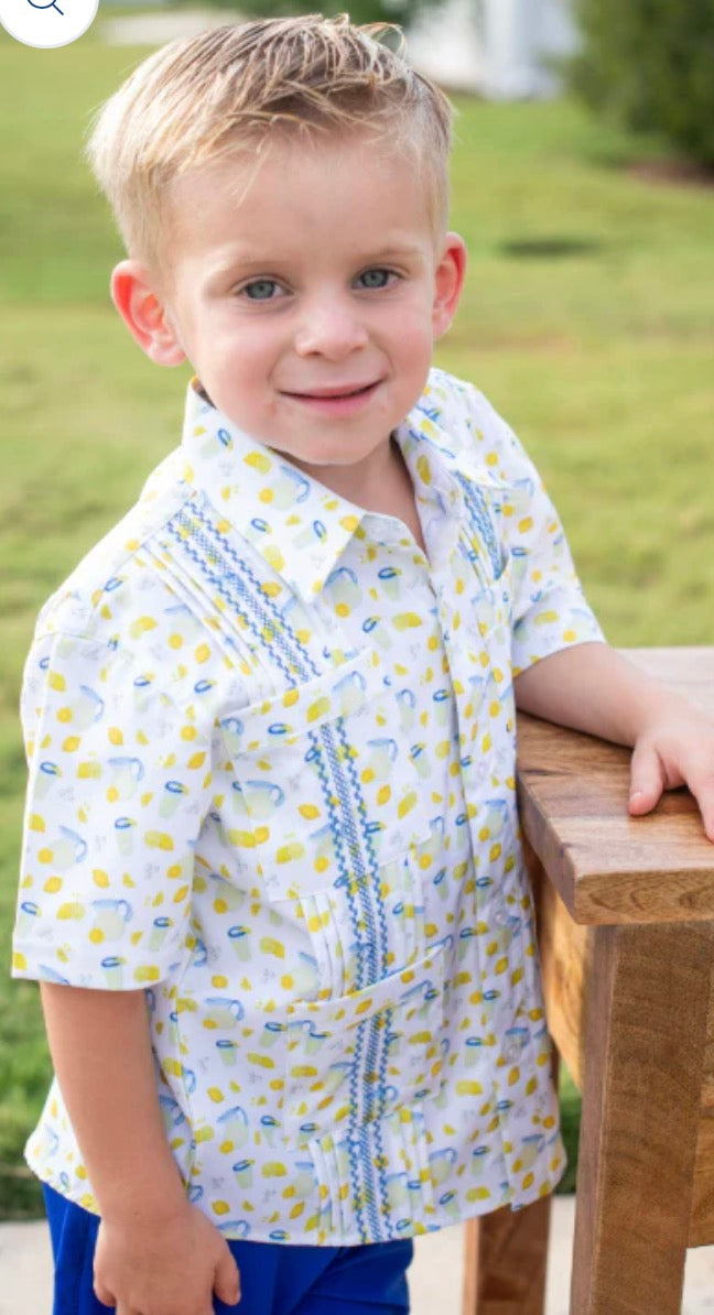 Guayabera - Lemonade Short Sleeve Shirt