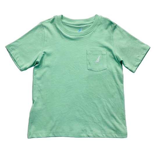 Asher Solid Pima Cotton Pocket Tee - Green