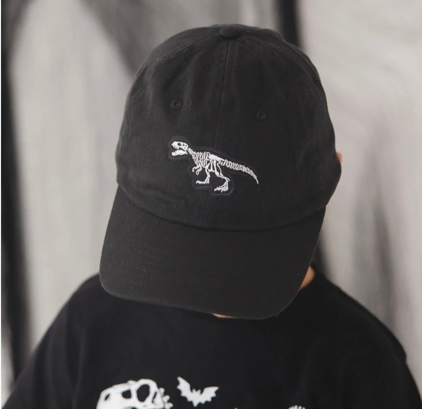 Dinosaur Skeleton Patch Halloween Baseball Hat