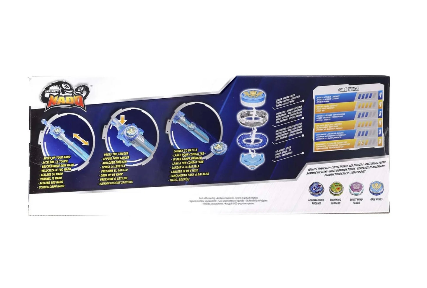 Infinity Nado - Power Pack - Gale Winds Sword & Nado