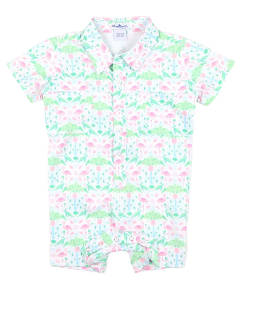 Del Mar Short Sleeve Romper