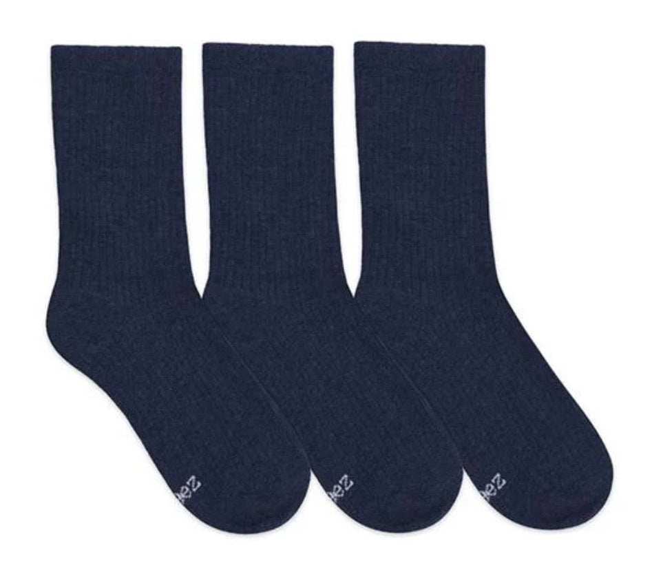 Maxwell Navy Crew Sock - 3 Pack