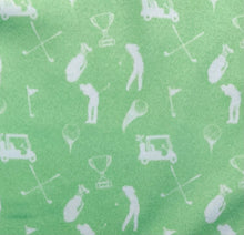 Load image into Gallery viewer, Miles Polo-Light Green w/golfers
