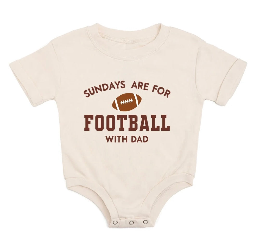 Sundays Are For Football Short Sleeve Romper