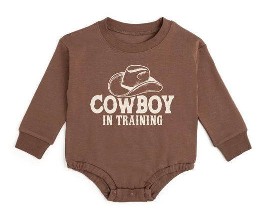 Cowboy in Training Western Romper