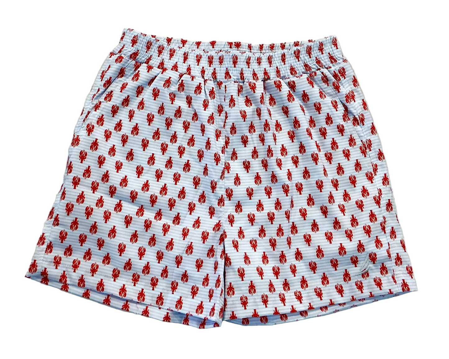 River-Performance Lobster Print Shorts