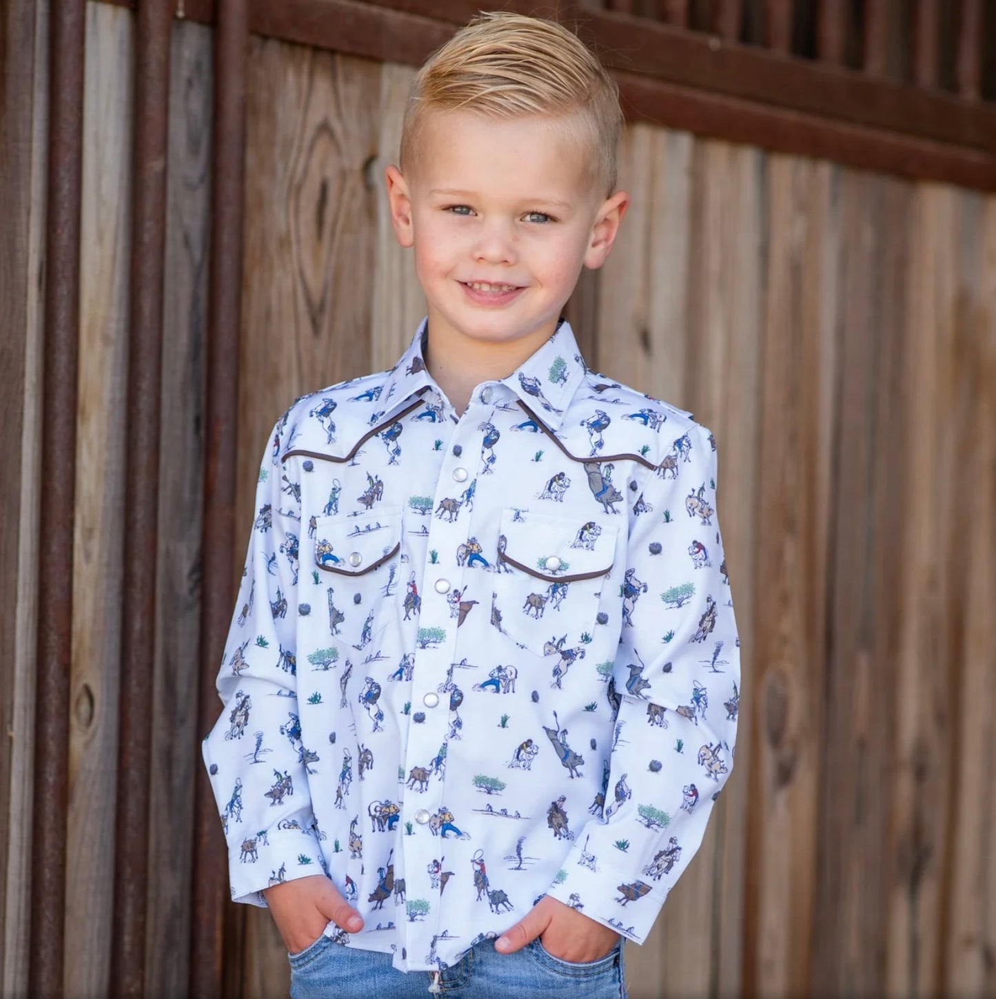 Rodeo Pearl Snap LS Shirt