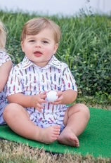 Golf Bags Signature Polo Romper