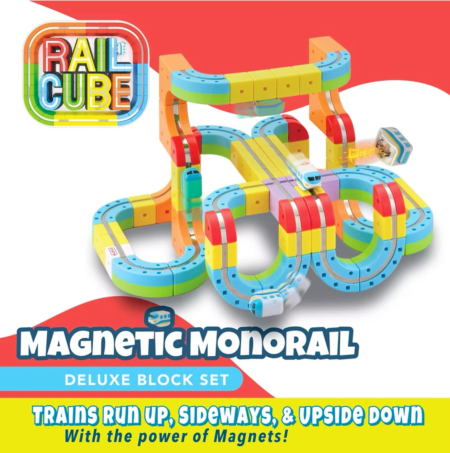 Magnetic Monorail Deluxe Block Set