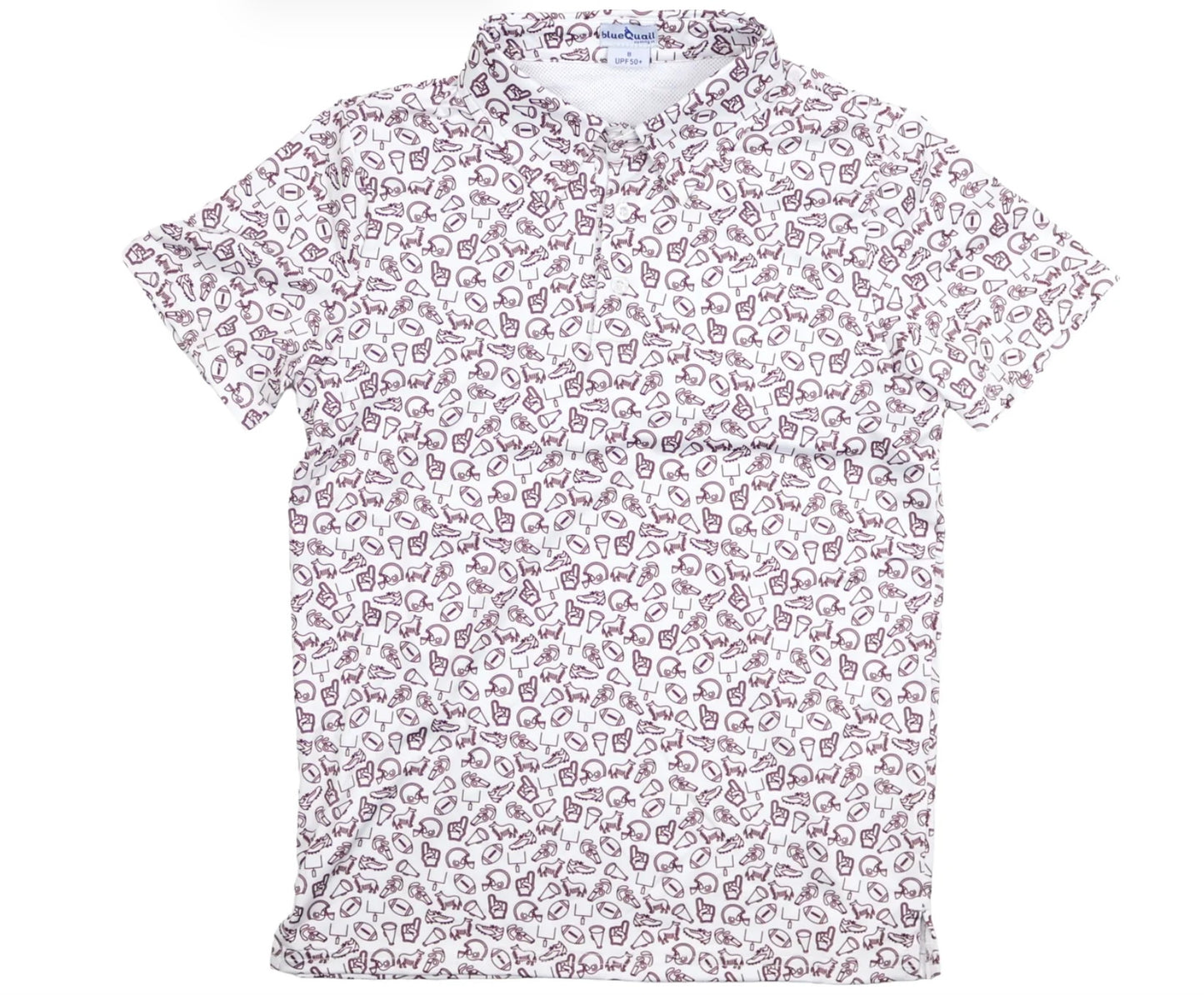 Kickoff Maroon Polo SS Shirt