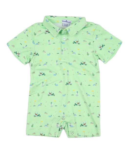 Dogwood Polo Short Sleeve Romper