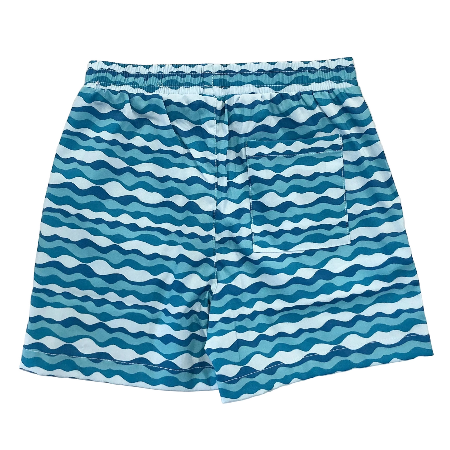 River-Performance Wave Print Shorts
