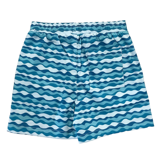 River-Performance Wave Print Shorts