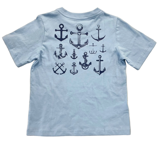 Asher Graphic Pocket Tee - Anchors