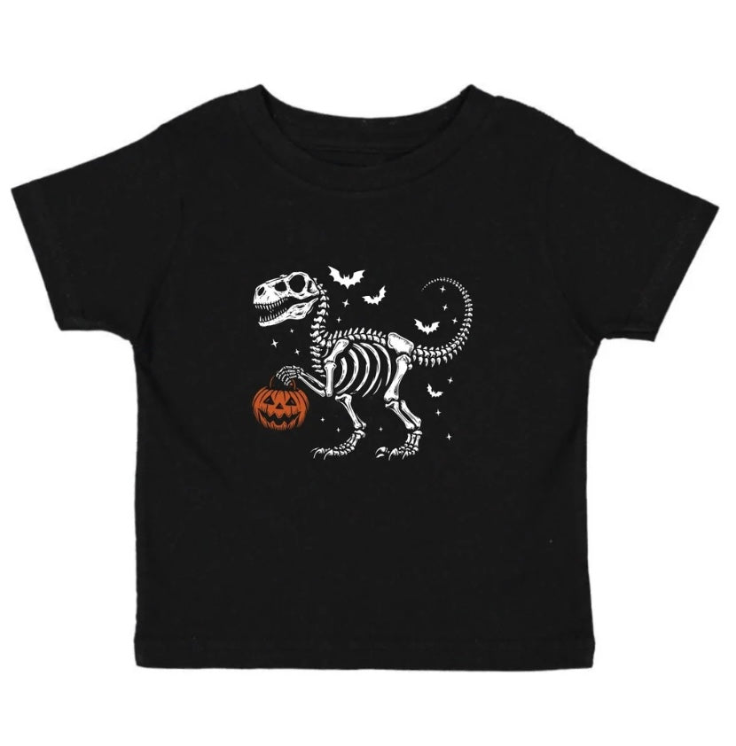 Dinosaur Skeleton Halloween T-Shirt