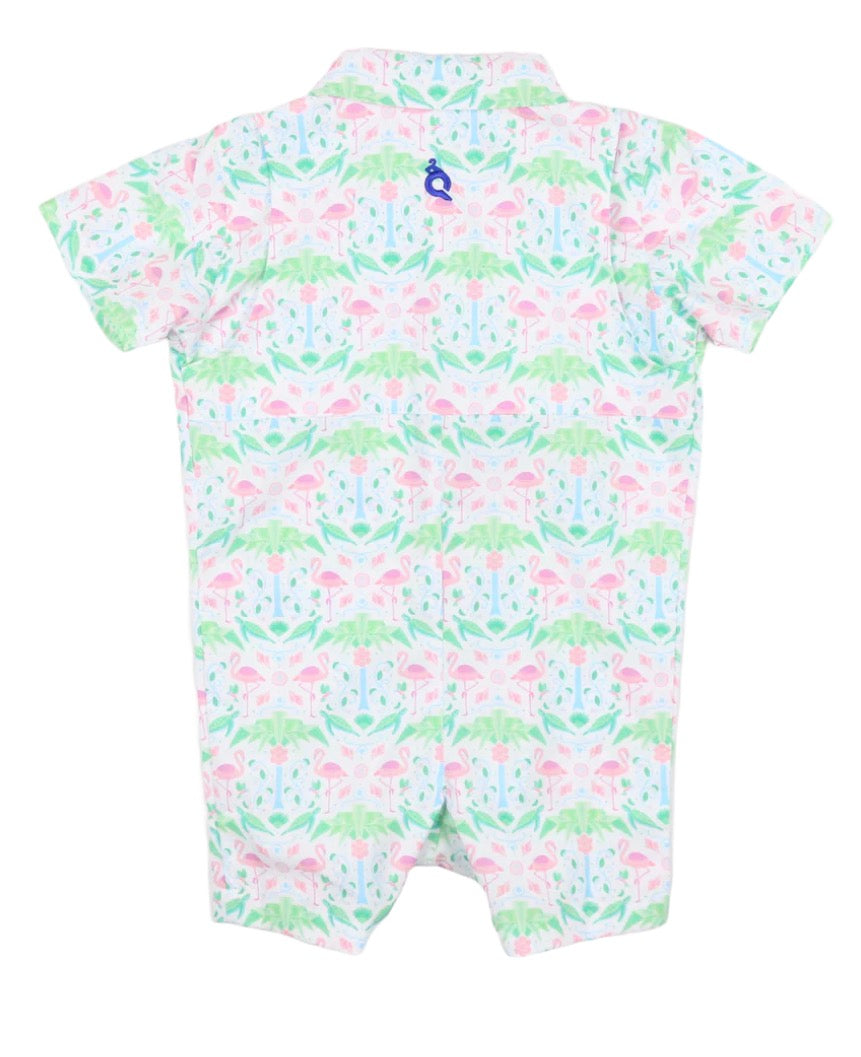 Del Mar Short Sleeve Romper
