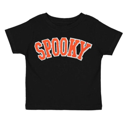 Spooky Orange Patch Halloween T-Shirt