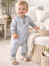 Load image into Gallery viewer, Cottontail Crew Henley Romper
