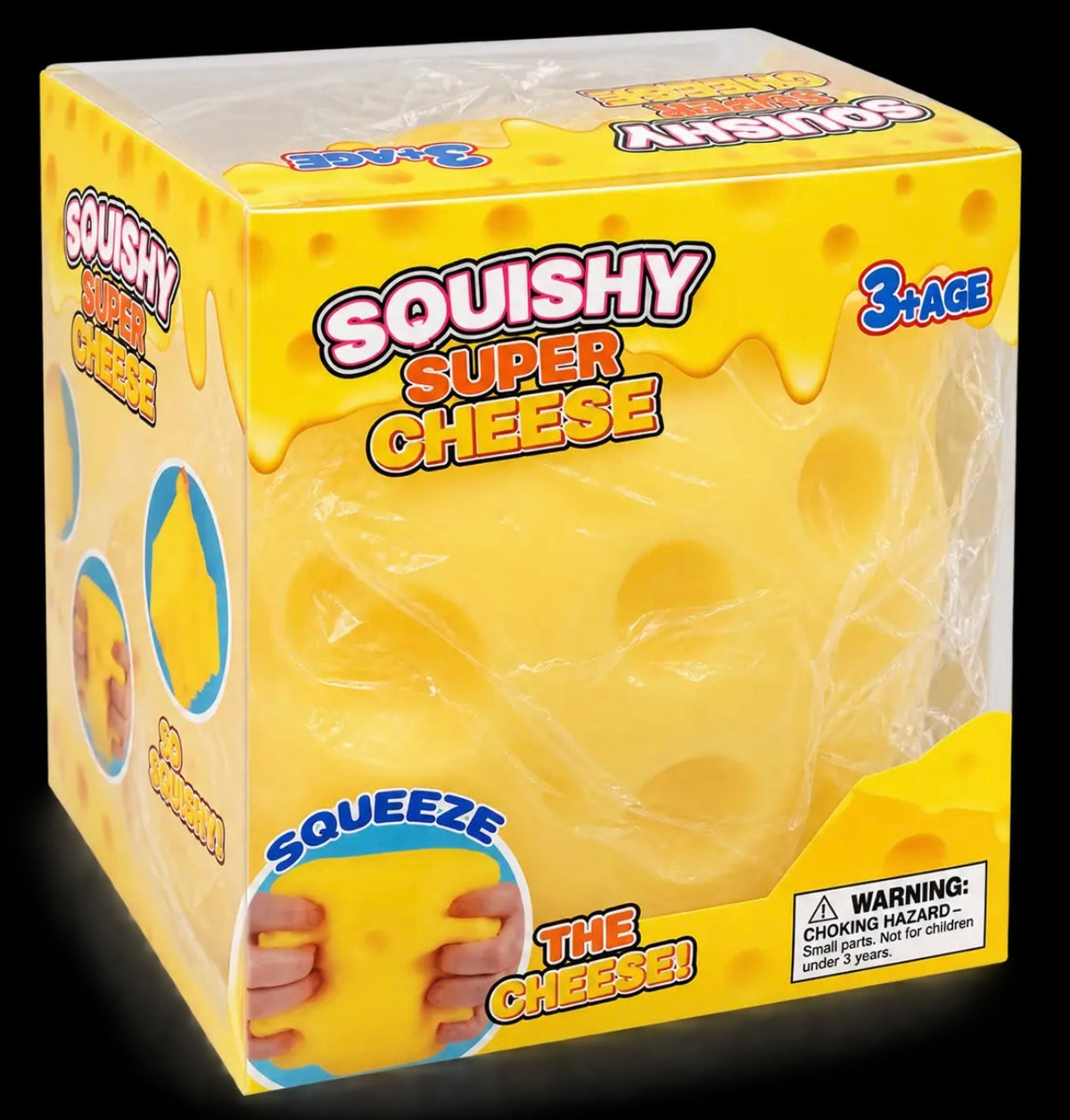 X-Large 4” Cheese Squishy