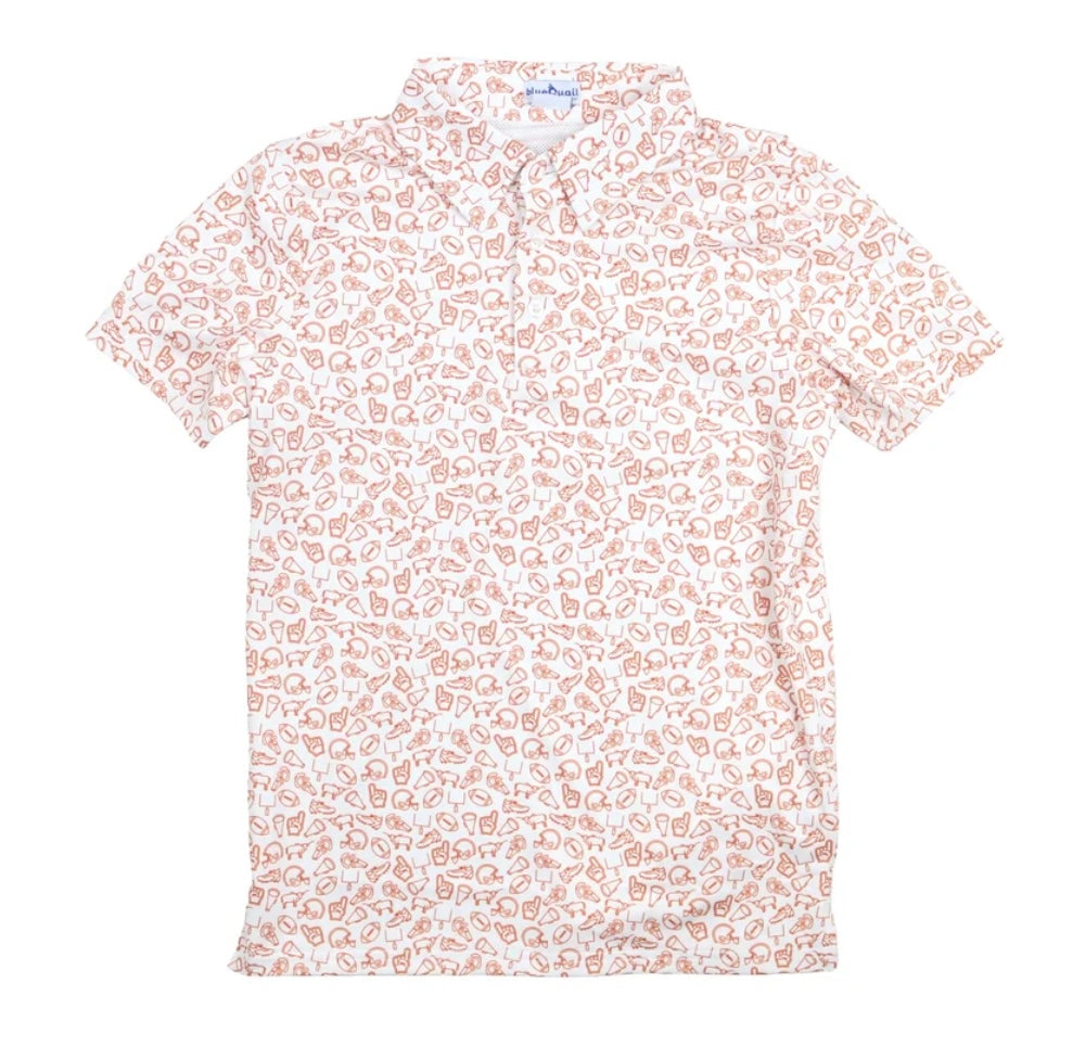Kickoff Burnt Orange Polo SS Shirt
