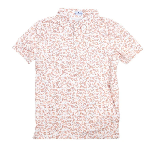 Kickoff Burnt Orange Polo SS Shirt