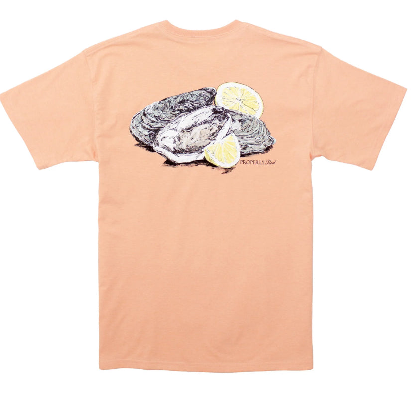 Half Shell SS Tee, Melon-Properly Tied