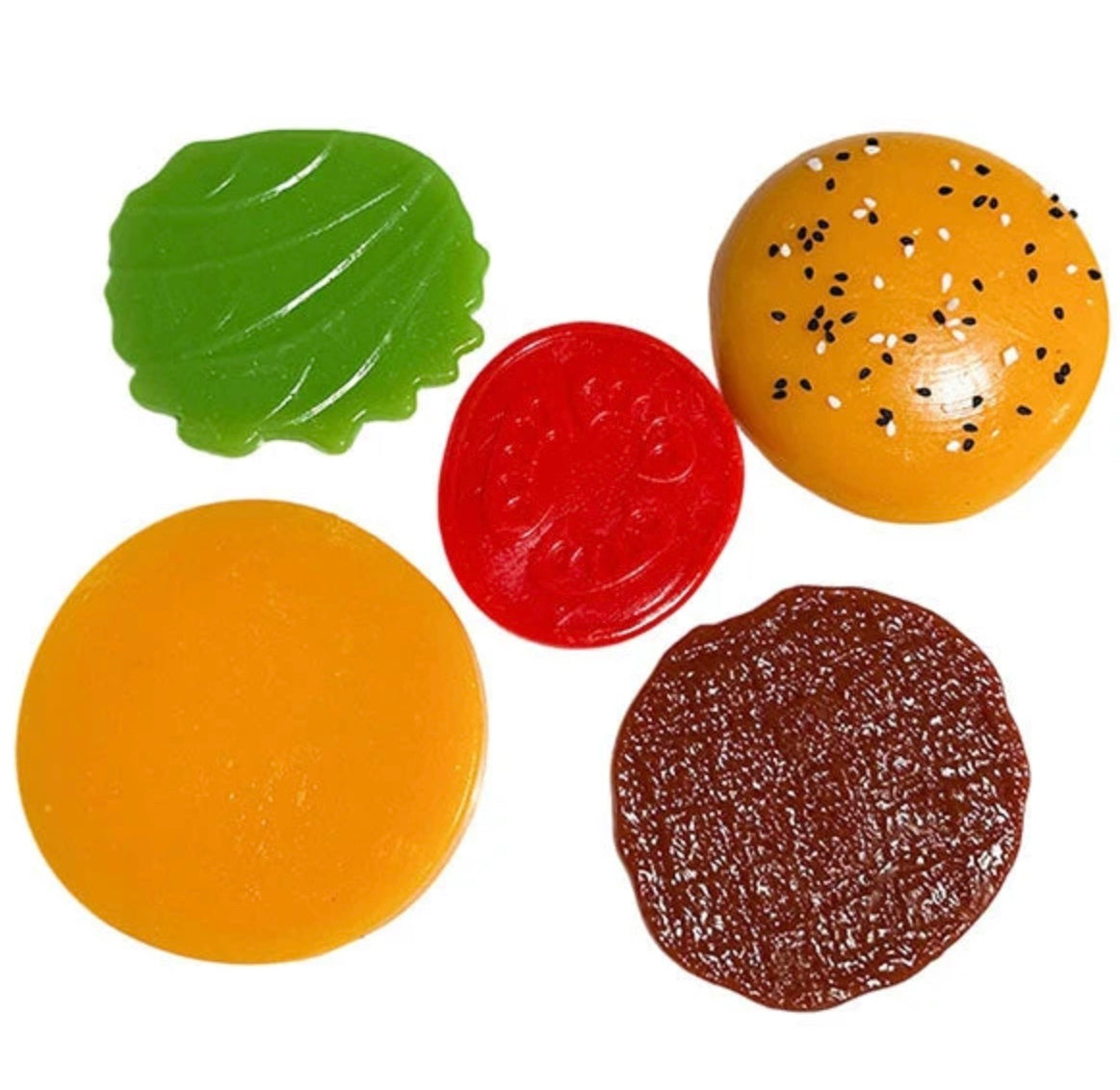 Peelable Deluxe Silicone Hamburger Squishy